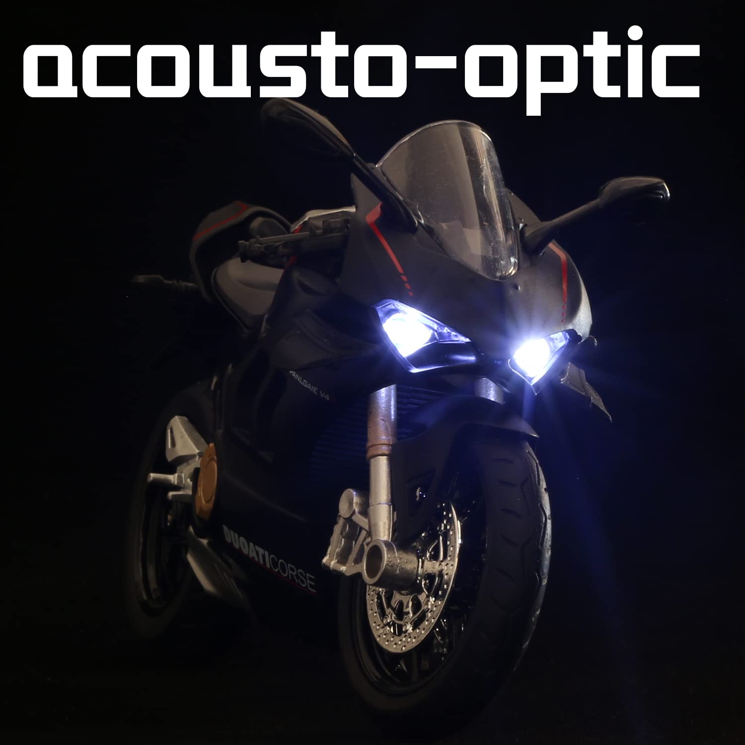 Amazon.com: COOLPUR Die Cast Motorcycle Model for Ducati V4